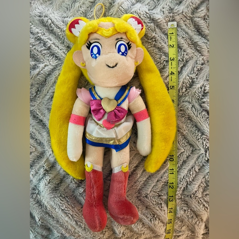 Vintage 1995 Super Sailor Moon Bandai Large Plush doll RARE